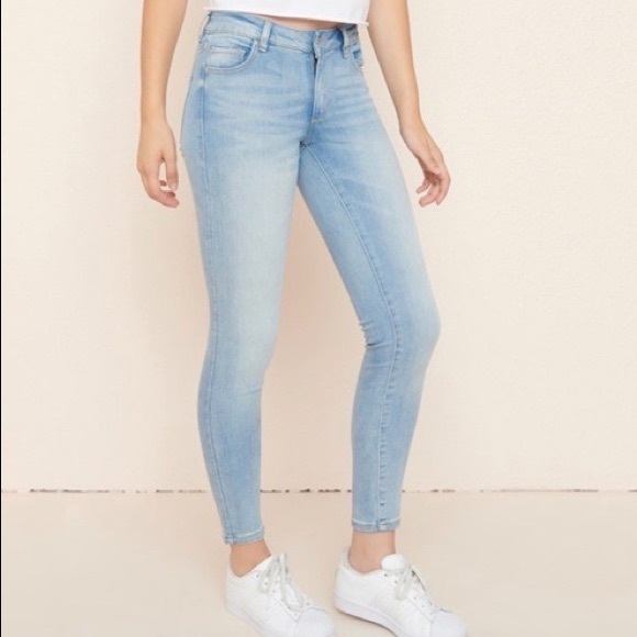 Garage High Waisted Stretchy Skinny Jeans - Picture 1 of 5